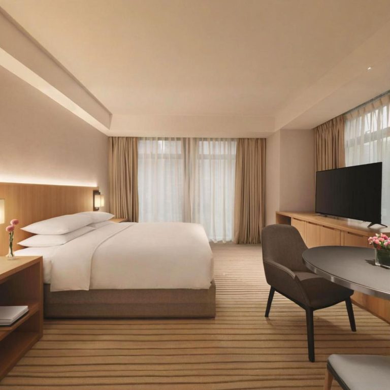 Beige-King-Bed-Frame