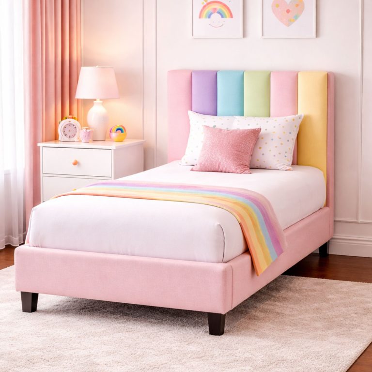 Faux-Leather-Twin-Bed