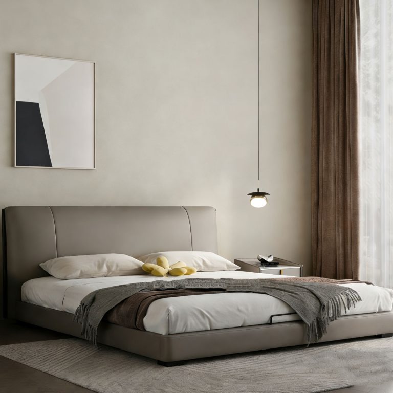 Leather-King-Bed