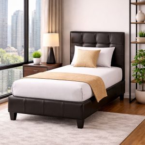Leather-Twin-Bed