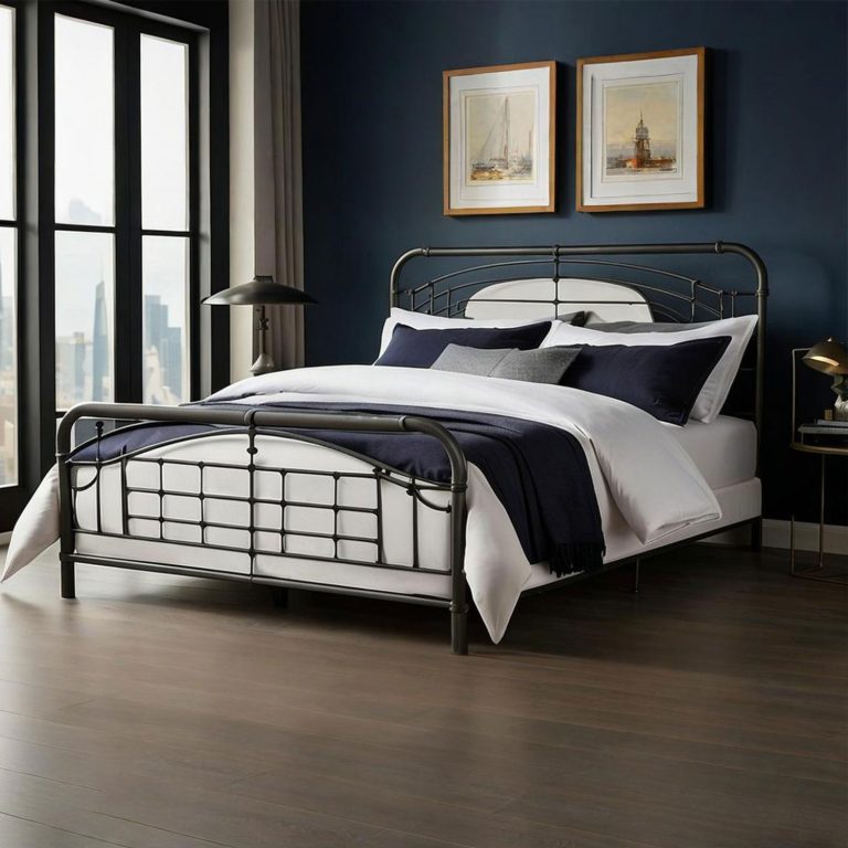 Queen-Size-Metal-Bed