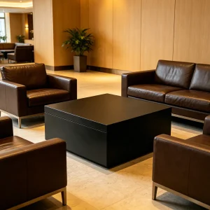 Black Wood Coffee Table CT06 (2)