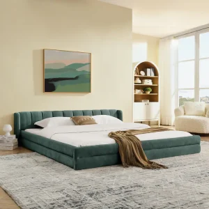 King Size Upholstered Bed