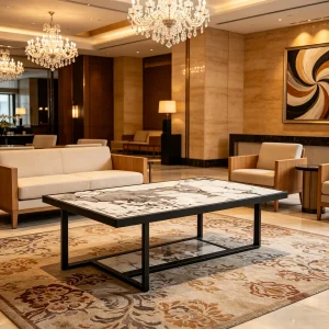 Marble Top Coffee Table CT05 (2)