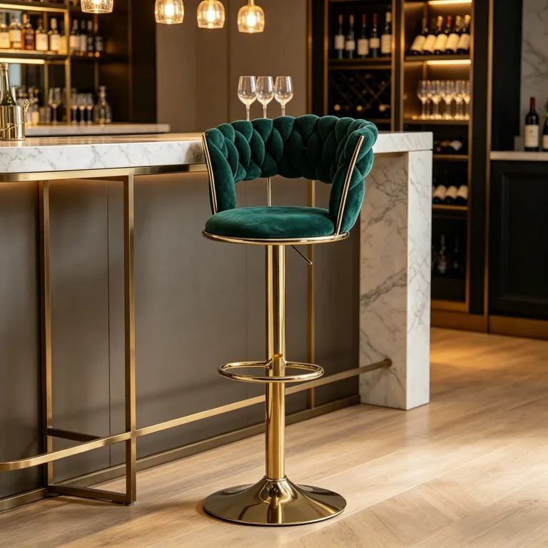 Metal Bar Stools with Backs BS02