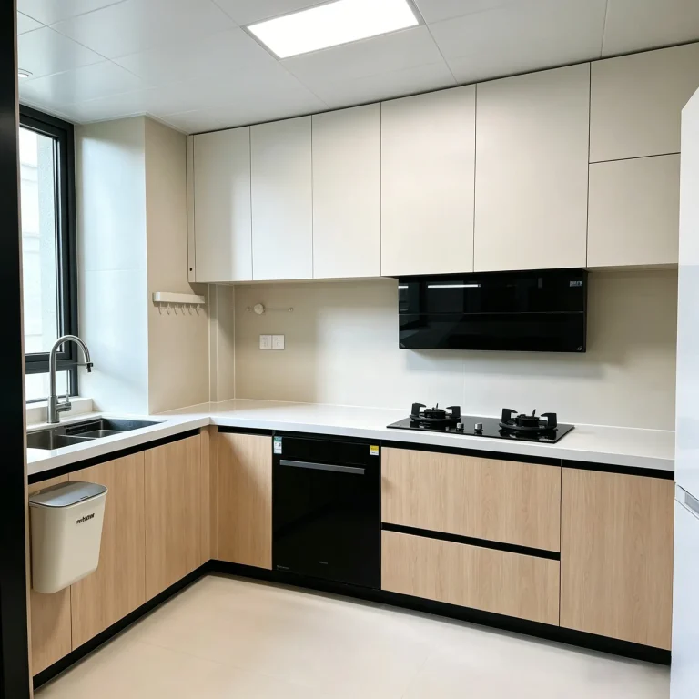 Pre Fabricated Kitchen Cabinets KC05