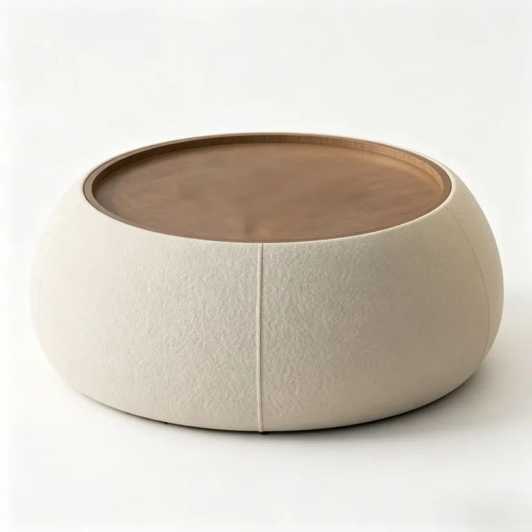 Round Wood Coffee Table CT03