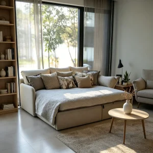 Small Pull Out Sofa Bed SB03