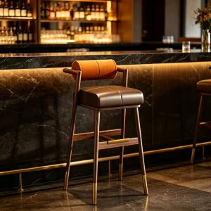 Wood and Metal Bar Stools BS13 (2)
