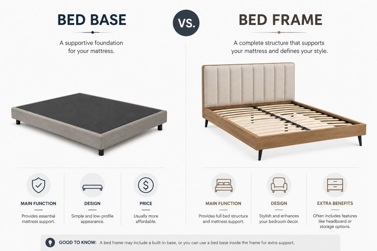 Bed Base vs. Bed Frame