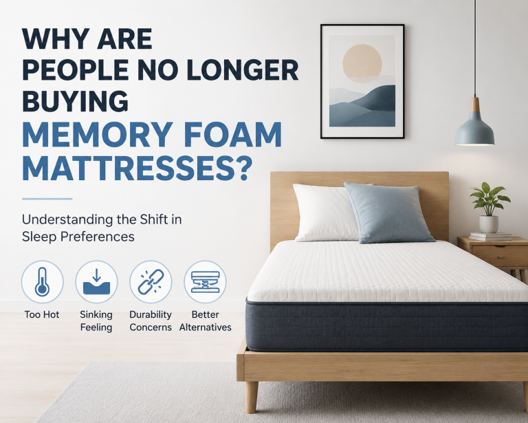 Why Are People No Longer Buying Memory Foam Mattresses